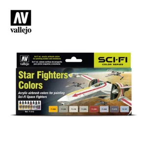 PINTURAS AERÓGRAFO - VALLEJO MODELO AIR - COLORES STAR FIGHTER (8 x 17ML) - 71612 - Imagen 1 de 2