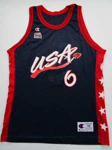 Mens 48 Penny Hardaway USA Basketball Jersey vintage USA - Picture 1 of 6