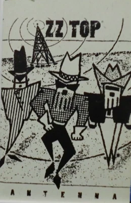 ZZ TOP--ANTENNA, USED AUDIO CASSETTE, LYRICS INCLUDED. PASSED OUR PLAY TEST - Image 1 of 2