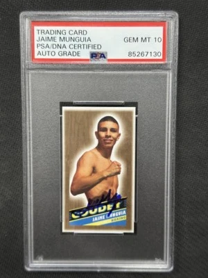 Jaime Munguia 2020 Goodwin Champions Boxing Hand Signed PSA 10 85267130 #G18 - Image 1 of 2