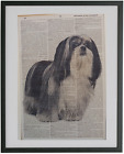 Lhasa Apso Dog Print No.509