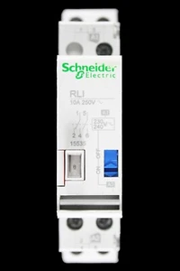 SCHNEIDER 10 AMP DOUBLE POLE CHANGEOVER RELAY 230/240VAC RLI 15535 - Picture 1 of 6
