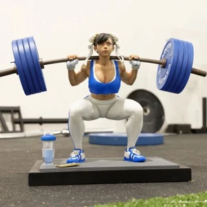 1:4 Scale Street Fighter Premier Series Chun-Li: Powerlifting Statue PCS 913063 - Picture 1 of 9