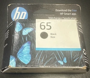 HP 65 Black Original Ink Cartridge, ~120 pages, N9K02AN#140 6/25 - Picture 1 of 3