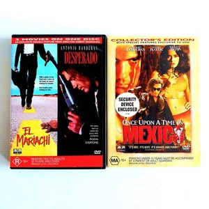 Desperado / El Mariachi / Once Upon a Time In Mexico DVD Bundle, Banderas, Reg 4 - Picture 1 of 11
