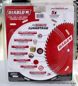 Diablo 10" 80 Zähne Ultra Finish Sägeblatt - D1080X - Bild 1 von 3