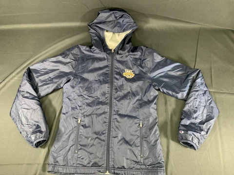 Champion NCAA Marquette University Full Zip Fleece Lined Hooded Rain Jacket - S Cover