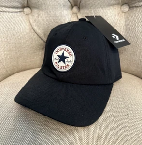 New CONVERSE All Star Patch Baseball Cap Adjustable Trucker Hat Black - Picture 1 of 9