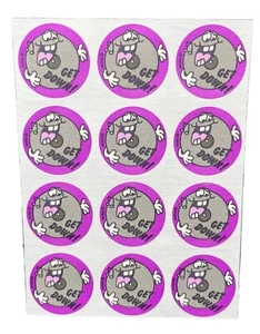 Vintage Trend Scratch And Sniff Stickers LICORICE Get Down Record New 1 Sheet - Picture 1 of 1