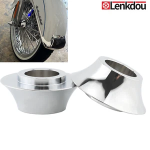 Tapered Front Axle Wheel Spacers For Harley Touring Road King Street Glide 08-23 - Picture 1 of 8