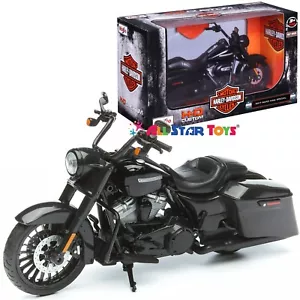 Maisto 1:12 Harley Davidson 2017 Road King Special 32336 Black Motorcycles Bike - Picture 1 of 10