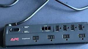 APC Home Office SurgeArrest 8-Outlet Surge Protector w/ Phone & Coax Protection - Picture 1 of 9