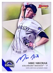 Bowman's Best of 15 2015 Mike Nikorak radiocontrol automático Colorado Rockies - Imagen 1 de 2