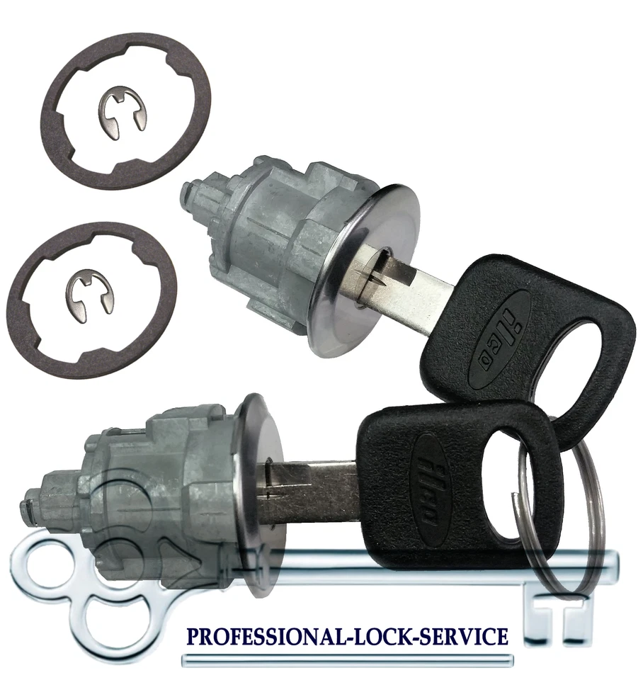 Par de llaves de cilindro de cerradura de puerta Ford Aerostar Van 96-97 vaso barril 2 llaves  Foto 1 de 1