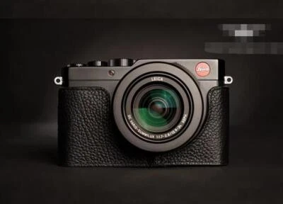 Funda para media cámara de cuero genuino hecha a mano para Leica D-LUX (Typ109) D-LUX 7 Foto 1 de 4
