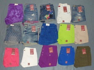 NWT Arizona Junior Shortie Shorts - You Pick Fabric, Color + Size - Picture 1 of 23