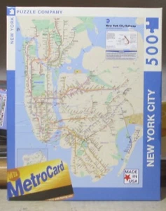 NEW YORK CITY - Complete - NEW YORK PUZZLE CO. PUZZLE - Picture 1 of 2