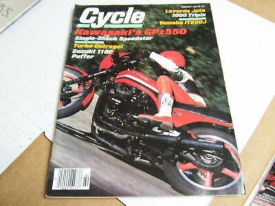 1982 February CYCLE Magazine - Vintage Motorcycle Magazine - Image 1 of 2