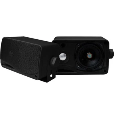 CASSE IMPERMEABILI PYLE 15 CM 400 WATT PISCINA PLMR24B NERE CAMPER BARCA ACQUA - Immagine 1 di 4