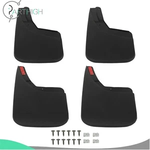 4pcs For 2014-2018 Chevrolet Silverado 1500 Splash Guards Mud Flaps Guard Fender - Picture 1 of 4