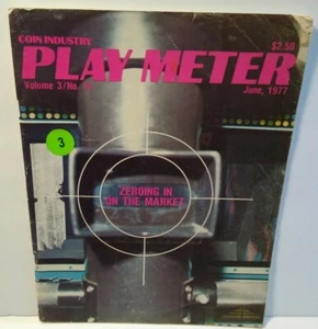 Play Meter Magazine June 1977 Pinball & Arcade Game Atari Atarians Playmatic Rio - Picture 1 of 12