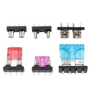 Mini Fuse Holder PCB Board Car Blade Automotive Clips Insertion Type Module 10A - Picture 1 of 12