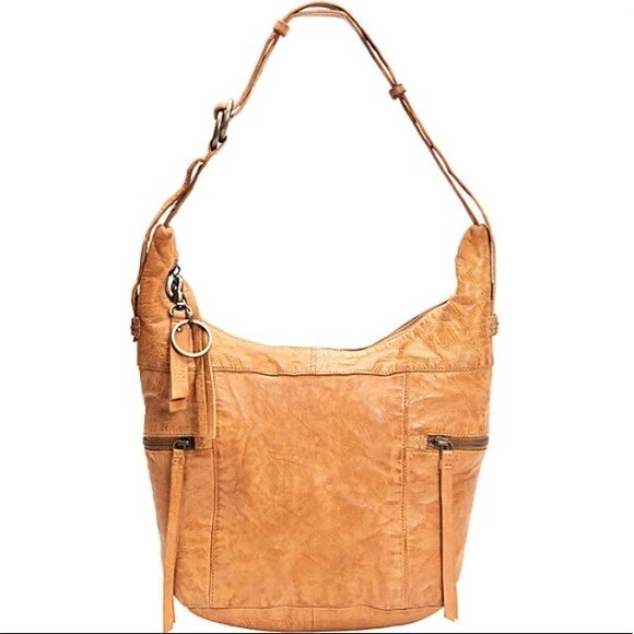Frye And Co Jolie Tan Leather Hobo Purse NWT - Image 1 of 1