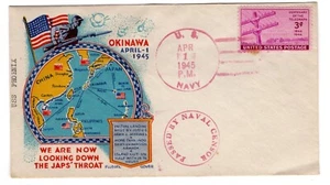 Fluegel Segunda Guerra Mundial Patriótico 1945 Escaso con CCL - Okinawa - Imagen 1 de 2
