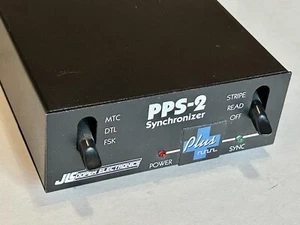 JL Cooper Electronics PPS-2 Sincronizador Generador de Código de Tiempo En muy buena condición Años 90 Manual de Colección - Imagen 1 de 6