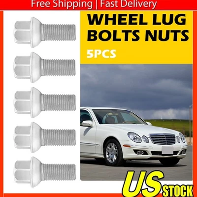 5X Tornillos de tuerca de rueda para Mercedes Benz ML350 ML500 ML450 ML55 ML63 R320 R350 Foto 1 de 4