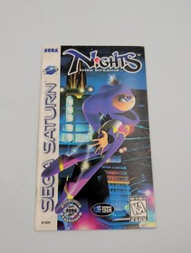 Nights Into Dreams... (Sega Saturn, 1996) MANUAL ONLY