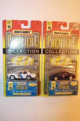 2 Vintage Matchbox 1996 Premiere Collection NY State Police Camaro / NJ Ford LTD - Image 1 of 4