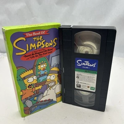 The Best Of The Simpsons Volume 1 (VHS, 1997) Comedy, Animated, Hank Azaria - Image 1 of 4