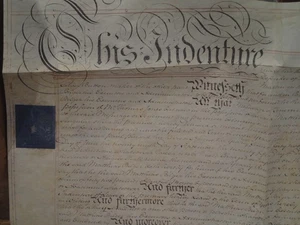 (G) 1783 Vellum indenture Tenament in New St, St Martin in the Fields, Goldsmith - Picture 1 of 4