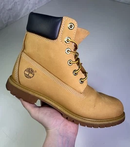Timberland Clásico Trigo Nubuck Mujeres Botas Talla 9 W 10361 Premium 6” Pulgadas - Imagen 1 de 16