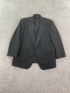 Christian Dior Tuxedo Jacket 42 S Black Wool Formal Wedding Luxury Designer - Picture 1 of 12
