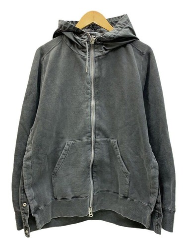 Felpa con cappuccio e zip Sacai Sakai 1 cotone grigio 24 03501M usata
