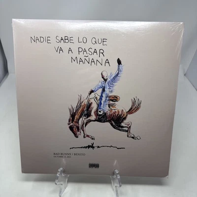 Nadie Sabe Lo Que Va a Pasar Manana (Blue Vinyl) by Bad Bunny (Record, 2024) NEW - Image 1 of 4