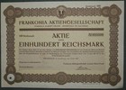 Frankonia Aktiengesellschaft vormals Albert Frank, Beierfeld in Sachsen 1927 100