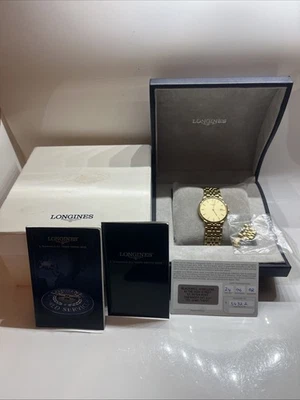 Men's Quartz Longines Le Grande Classique Wrist Watch With Boxes & Papers - Image 1 of 4