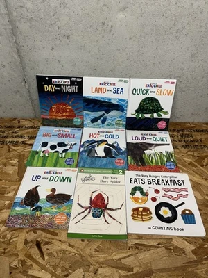 Lot of 9 Eric Carle Childrens Picture & Board Books Mixed. - Image 1 of 4
