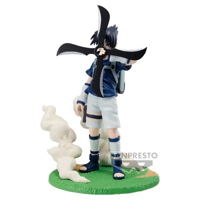 Figurita Sasuke Uchiha Naruto Shippuden Banpresto Saga Memorable Oficial - Imagen 1 de 4