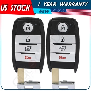 2 Remote Car Key Fob for Kia Niro 2017 2018 2019 TQ8-FOB-4F08 4 Buttons - Picture 1 of 6