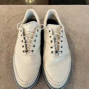 Adidas MC80 Golf Shoes ID4749 Off White/Collegiate Navy Blue Men's Size 13 - Picture 1 of 7