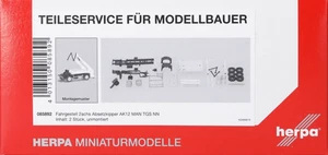 Herpa servizio ricambi 1:87 camion telaio ribaltabile AK12 MAN TGS NN H0 085892 - Foto 1 di 3