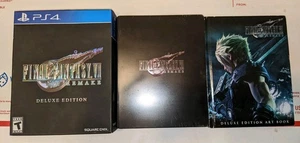 Final Fantasy VII Remake Deluxe Edition PS4 OHNE SPIEL BOX + STEELBOOK + BUCH - Bild 1 von 9