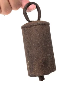 Handmade Old Rusty COW BELL Farmhouse Decor Rustic Country - Picture 1 of 8