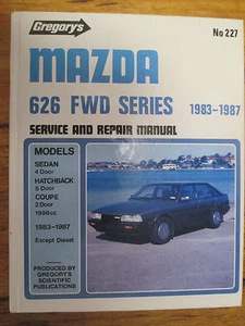 GREGORYS 1983 -1987 Mazda 626 SERVICE & REPAIR MANUAL SEDAN HATCHBACK COUPE  - Imagen 1 de 1