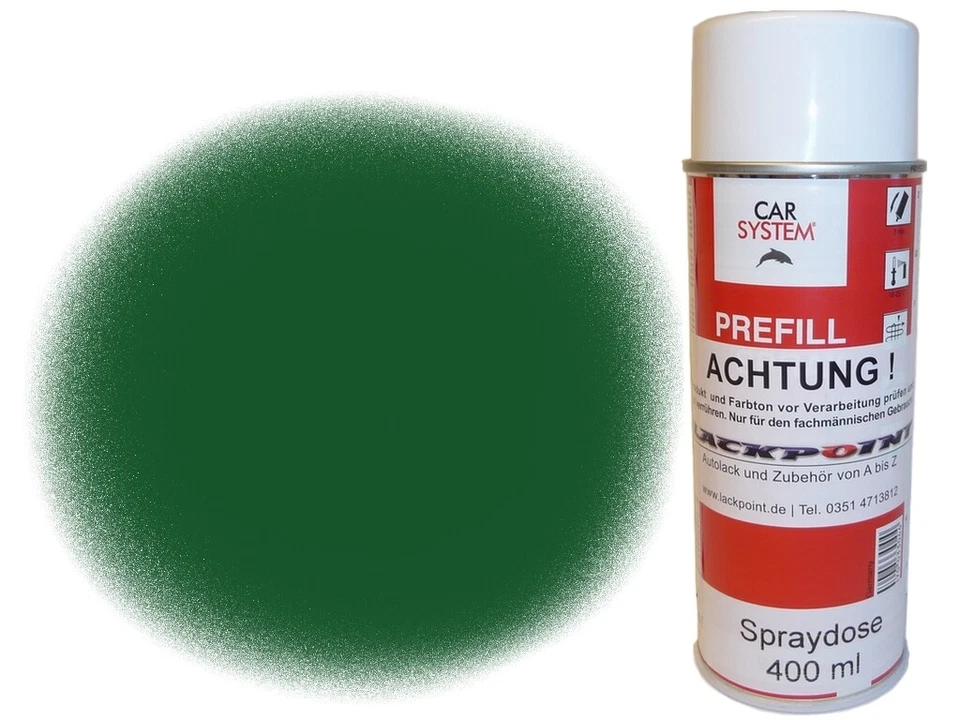 1x Spraydose 400ml 1K Autolack DDR Billardgrün Glanz kein Klarlack Oldtimer ! - Bild 1 von 1