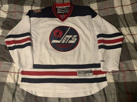 Reebok Winnipeg Jets 2016 Heritage Classic Hockey Jersey Size Large Cover